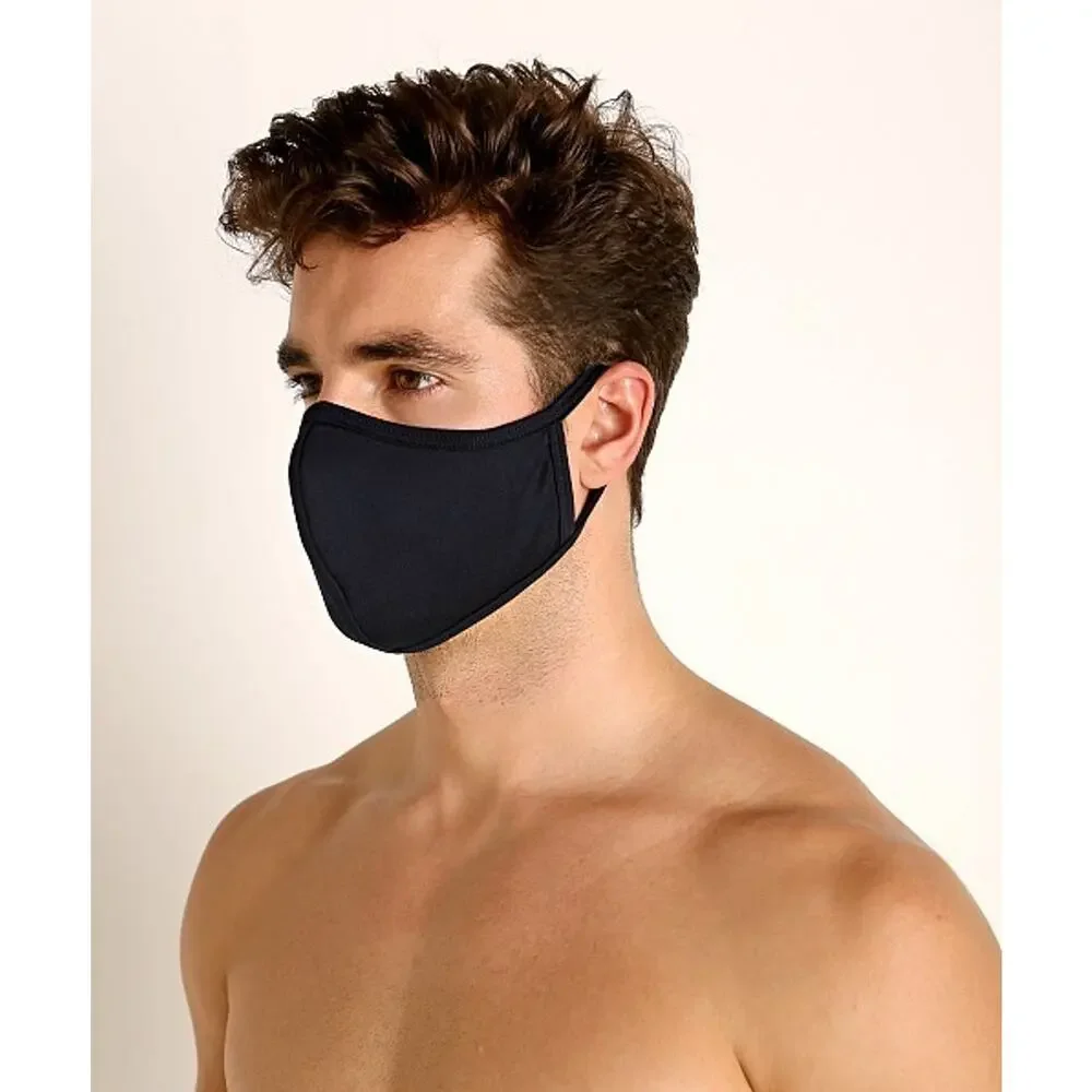 NEW Los Angeles Sporting Club 6PC Stretch Cotton Face Mask Blue Grey Black Green